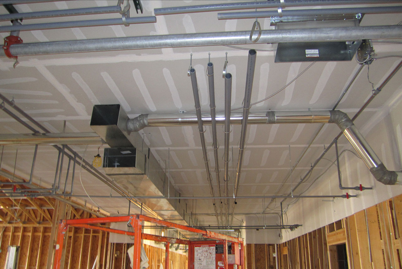 Larksfield duct work Duct work