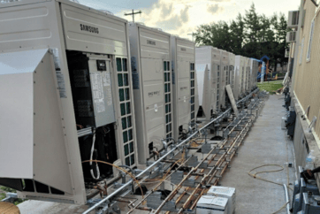 Garden City Schools variable refrigerant flow project photo
